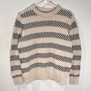 LL Bean Signature Fisherman's Cable Knit Sweater Heavy Cotton Women’s Medium